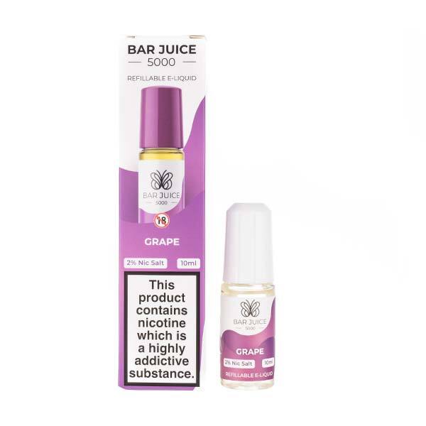 Bar Juice 5000 Nic Salts - Any 4 For £10