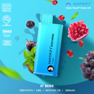 Hayati Duo Mesh 7000 Disposable Vape - Any 2 for £20