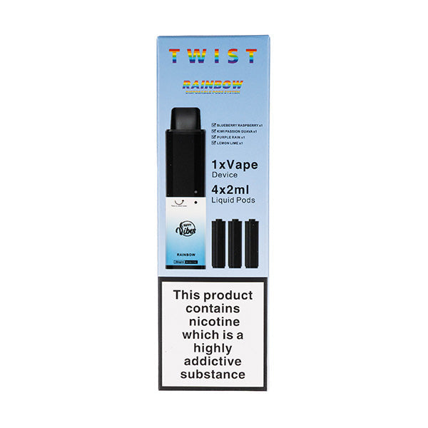 Happy Vibes Twist 2400 Disposable Vape - Any 2 for £15