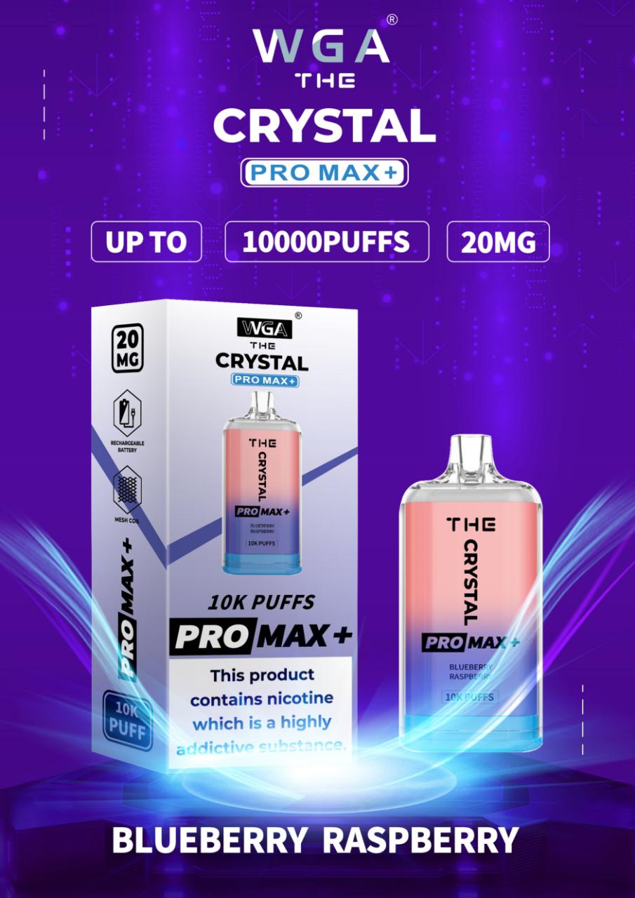 Crystal Pro Max PLUS by WGA 10000 Disposable Vape Box  - Any 2 for £24