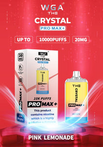 Crystal Pro Max PLUS by WGA 10000 Disposable Vape Box  - Any 2 for £24