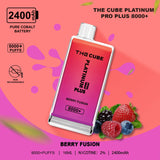 The Crystal Cube Platinum Pro Plus 8000+ Disposable Vape(non-recharcheable) - Any 2 For £22