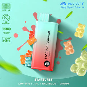 Hayati Duo Mesh 7000 Disposable Vape - Any 2 for £20