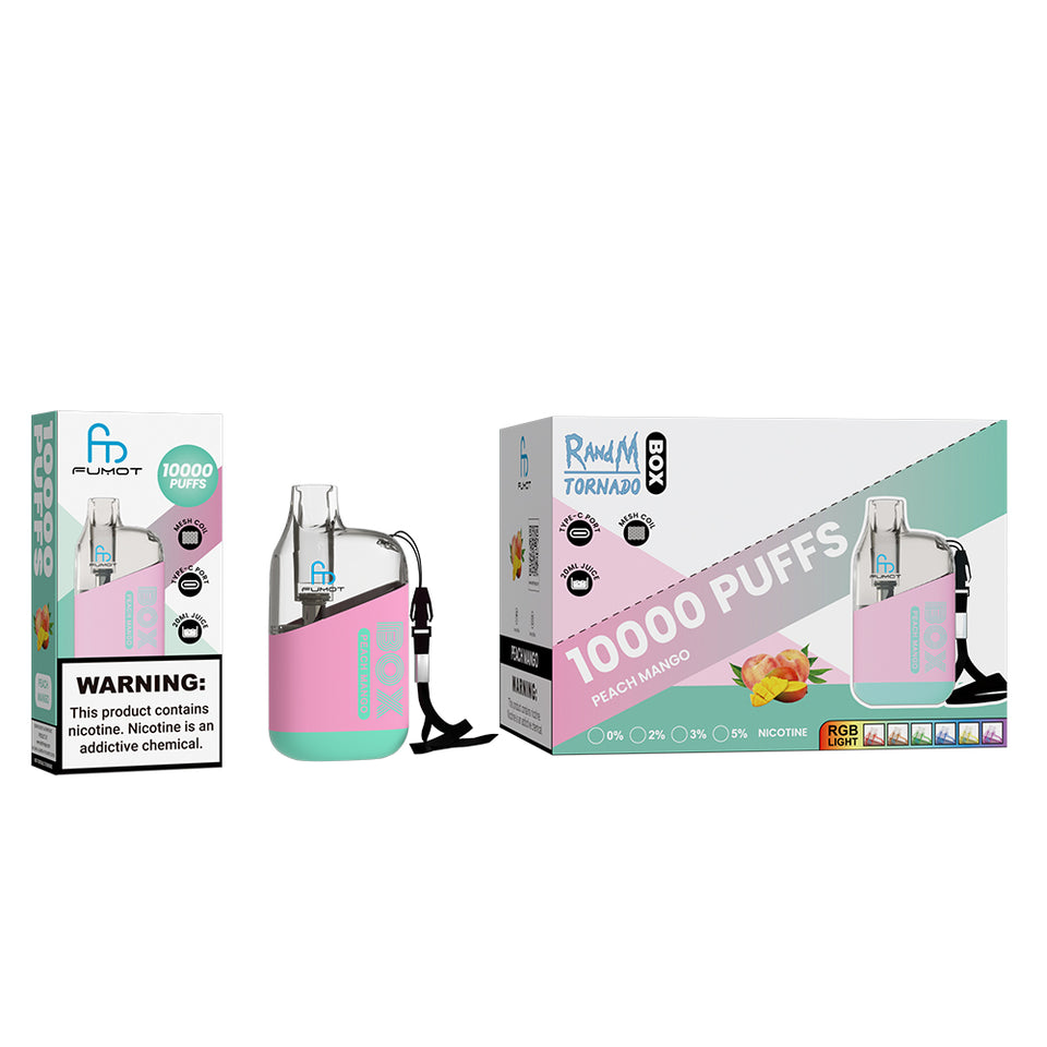 RandM Tornado Box 10000 Disposable Vape - Any 2 for £22