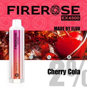 Elux FireRose EX4500 Puffs Disposable Vape Device - Any 3 for £27