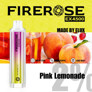 Elux FireRose EX4500 Puffs Disposable Vape Device - Any 3 for £27