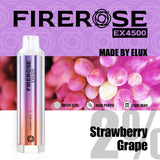 Elux FireRose EX4500 Puffs Disposable Vape Device - Any 3 for £27