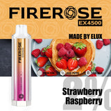 Elux FireRose EX4500 Puffs Disposable Vape Device - Any 3 for £27