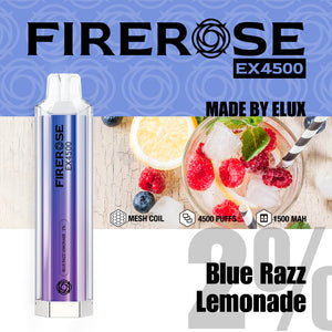 Elux FireRose EX4500 Puffs Disposable Vape Device - Any 3 for £27