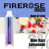 Elux FireRose EX4500 Puffs Disposable Vape Device - Any 3 for £27