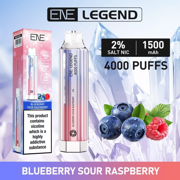 Elux/Ene Legend Crystal 4000 Disposable Vape  - Any 3 for £27