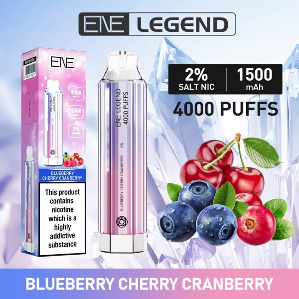 Elux/Ene Legend Crystal 4000 Disposable Vape  - Any 3 for £27