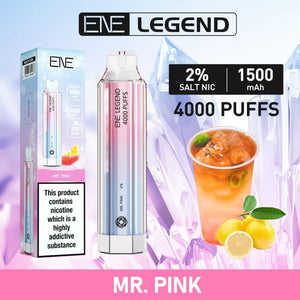 Elux/Ene Legend Crystal 4000 Disposable Vape  - Any 3 for £27