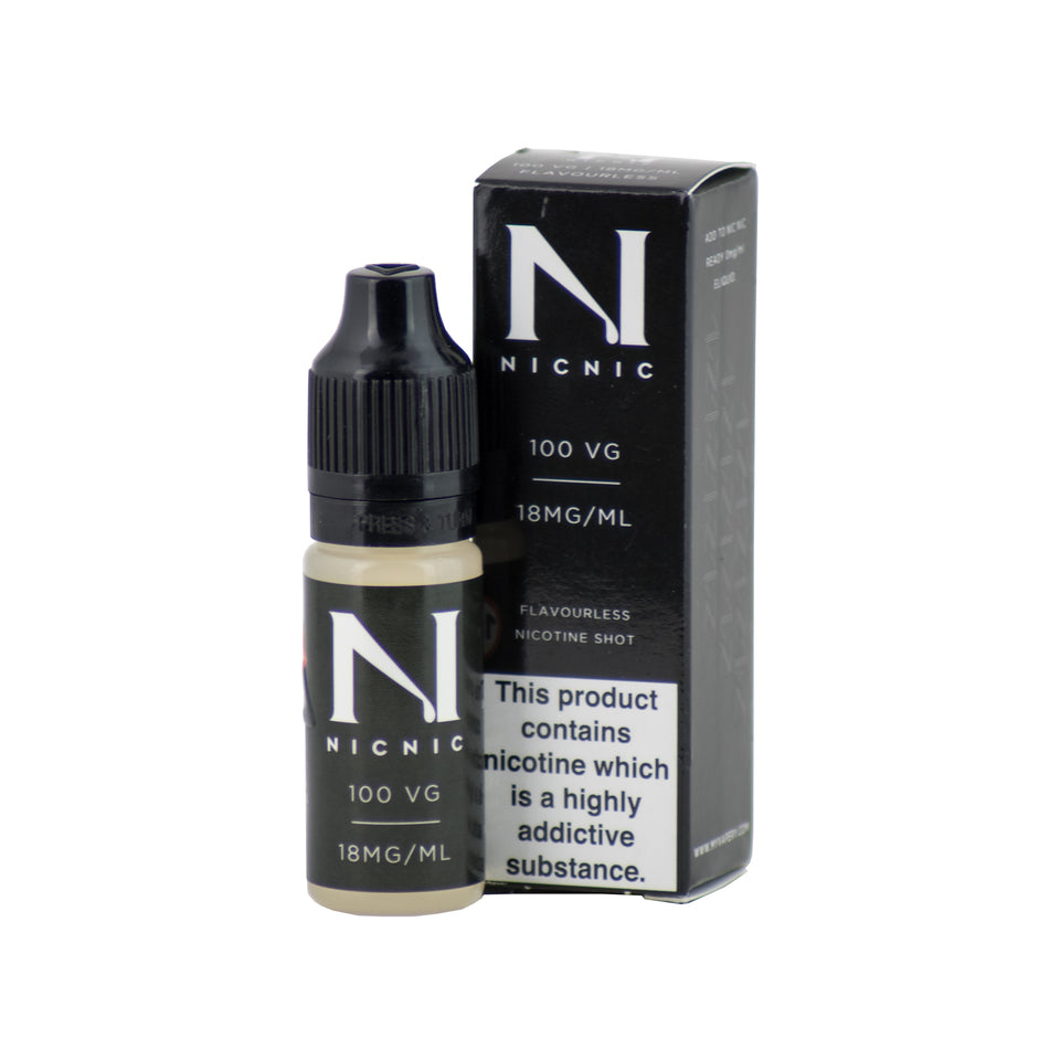 1 x Nicotine Shot 10ml £1.50 (Add 1 Shot in 50ml Shortfill E-Juice = 3mg)