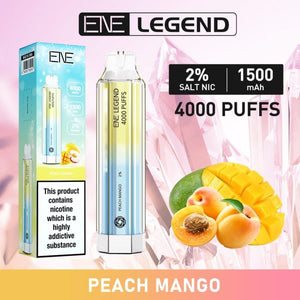 Elux/Ene Legend Crystal 4000 Disposable Vape  - Any 3 for £27