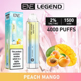 Elux/Ene Legend Crystal 4000 Disposable Vape  - Any 3 for £27