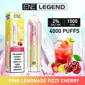 Elux/Ene Legend Crystal 4000 Disposable Vape  - Any 3 for £27