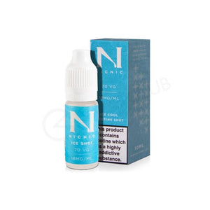 1 x Ice Cool Nicotine Shot 10ml £1.50 (Add 1 Shot in 50ml Shortfill E-juice = 3mg)