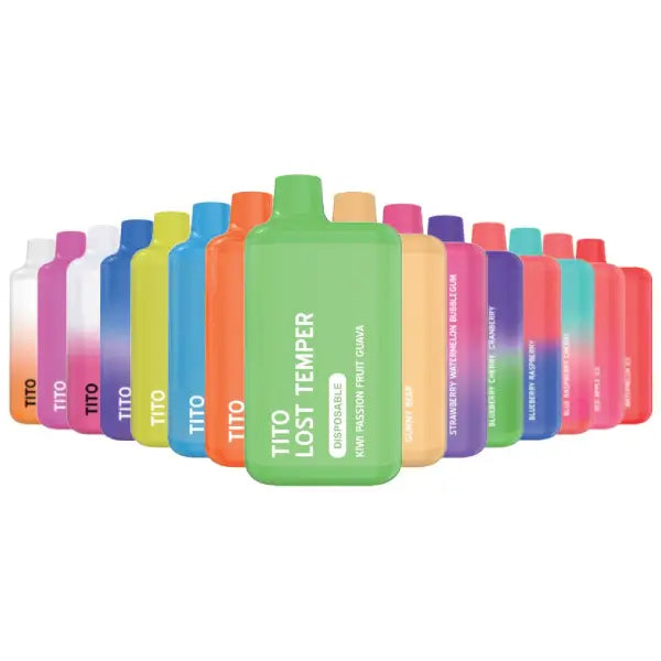 Tito Lost Temper 3500 Rechargeable Disposable Vape  - Any 3 For £18